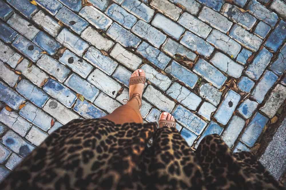 Cobblestones in Old San Juan Puerto Rico