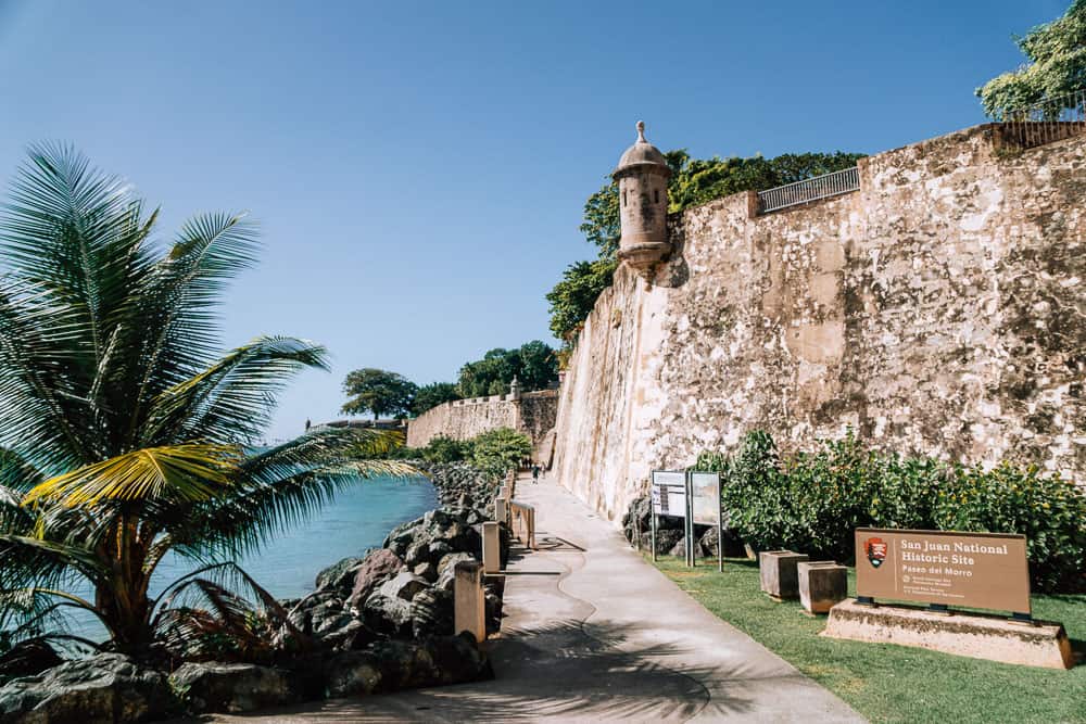 one of the best things to do in old san juan is walk the passeo del morro